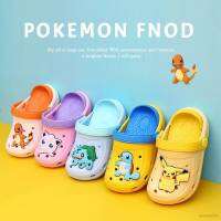 VMQ Pokemon Pikachu Crocs Shoes Slippers for Kids Unisex Sandals Breathable Nonslip Sandy Beach Casual Soft Sole MV