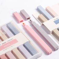 【JH】 6pcs/set Soft Highlighter Color Kawaii Photo Album Fluorescent Student Stationery Supplies