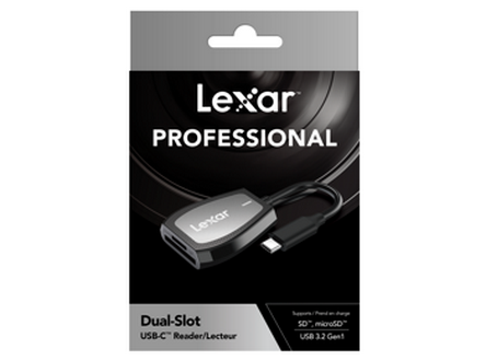 lexar-card-reader-professional-usb-c-dual-slot-reader-การ์ดรีดเดอร์-ของแท้-ประกันศูนย์-2ปี