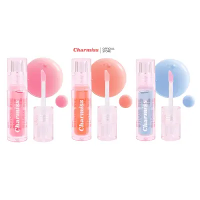 Charmiss Show Me Your Love Juicy Drop Lip & Cheek Oil 2.5g ลิปออยล์เปลี่ยนสีได้ อัพลุคแก้มฉ่ำ ปากนุ่มฟู