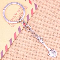 New Fashion Keychain 33x8mm kitchen spoon Pendants Men Jewelry Car Chain Holder Souvenir