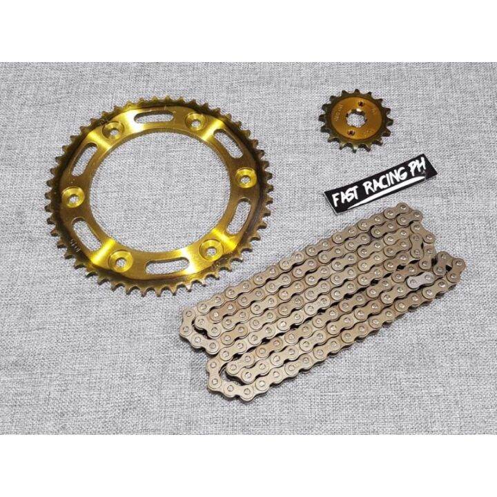 HONDA XR 125 150 CHAIN AND SPROCKET SET 428 heavy duty 136L 51t 16t ...