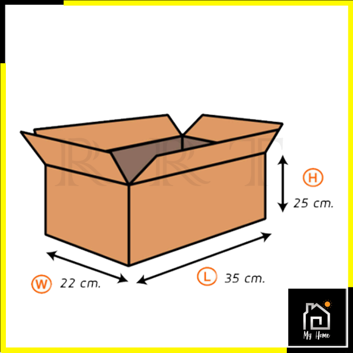 กล่องพัสดุ-กล่องไปรษณีย์-ขนาด-22-35-25-แพ็ค-60-ใบ