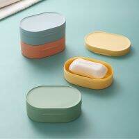 Portable Travel Soap Box with Lid Waterproof LeakProof Stylish Compact Soap Case Easy To Carry Bathroom Storage Sealed Container Soap Dishes