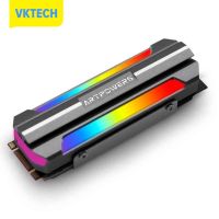 [Vktech] SSD M.2เครื่องระบายความร้อนแบบฮีทซิงค์อลูมิเนียม M.2 2280 NVME หม้อน้ำฮาร์ดดิสก์สถานะของแข็ง