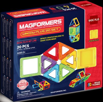 ของเล่น Magformers Window Plus 20 Set ของเล่นเสริมพัฒนาการเด็ก
