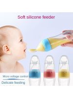 Multi-functional Utensils for Infant Feeding - Silicone Spoon with Milk Bottle  Teether  and Masher - Perfect Baby Food Tools Bowl Fork Spoon Sets