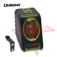 Clubiona 635nm ระดับลำแสงสีแดงแนวตั้งและแนวนอนแนวขวางปรับระดับเองพกพาเครื่องวิเคราะห์ป้องกันการตก