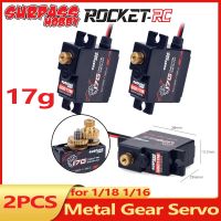 SURPASS Hobby 2PCS 17g Micro Mini Servos S0017M Metal Gear Servo for RC 1/18 1/16 Helicoper Airplane Truck Car ship Boat Robot