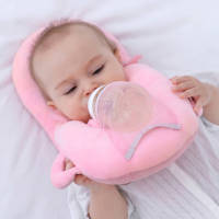 หมอนรองให้นมเด็กแรกเกิด Cotton Breathable Multifunction Adjustable Baby Bottle Holder Pillows for Toddlers