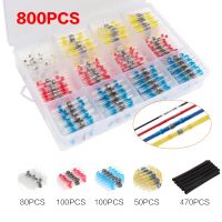 100/280/300/500/600/800PCS Waterproof Solder Ring Heat Shrink Tube Wire Connectors Kit Wire Connectors