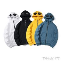 【hot】♛◎℗  and winter mens womens couples circular lens model zipper hoodie