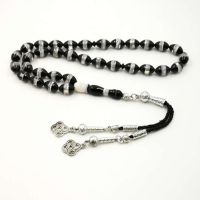 Resina Tasbih Design Turco In Anco E Nero 33 Perline Regalo Per Ramadan Tesbih Bracciale Islam Bracciale Uomo Musulmano Msbaha Rosario