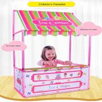 Loviver เต็นท์เล่นเด็ก Outdoor Indoor Playhouse Pretend Play Store Stall ของเล่น