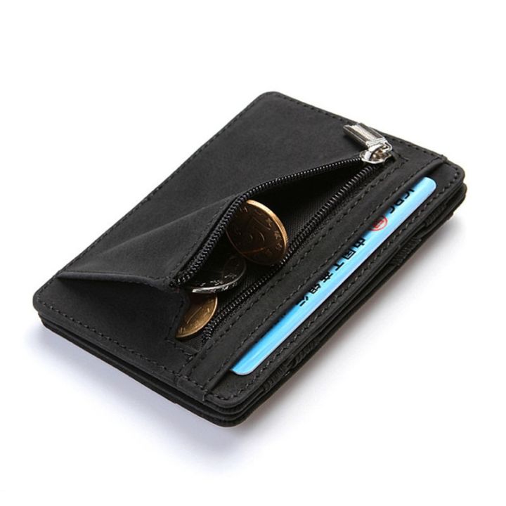new-mini-men-wallets-name-engraved-card-holder-male-wallet-high-quality-pu-leather-zipper-coin-pocket-small-magic-man-purses