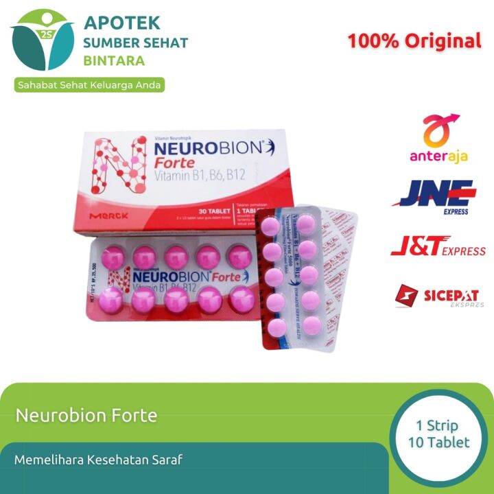 Neurobion Forte 1 Strip 10 Tablet | Lazada Indonesia