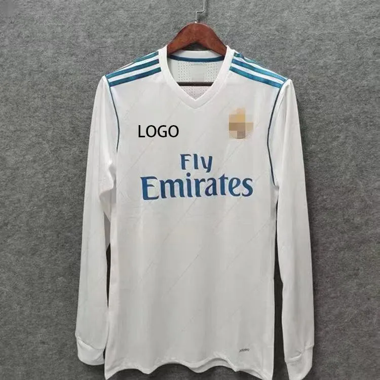 Real madrid 2017-18 C.Ronaldo Half sleeve Retro Jersey