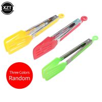 【jw】❖  1Pc Food Tongs Silicone Non-slip Clip Clamp BBQ Salad Tools Grill Accessories