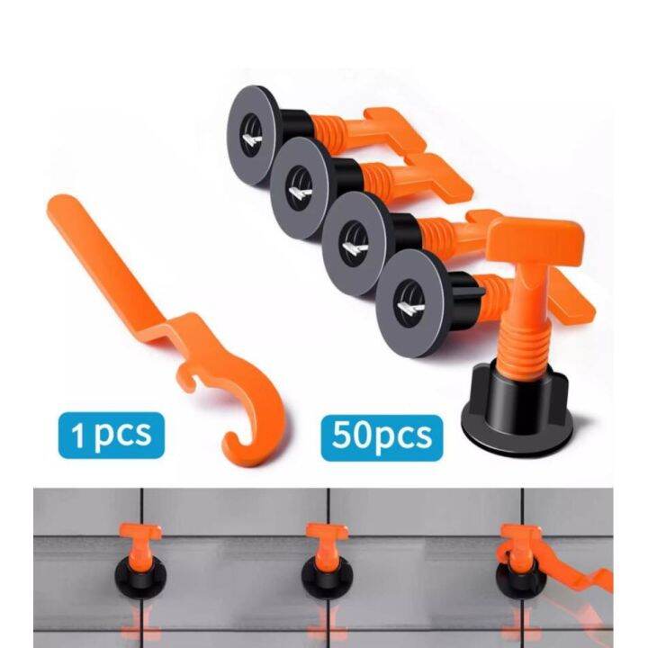 50Pcs Tile levellers Mini Level Wedges Alignment Tile Spacers for Wall