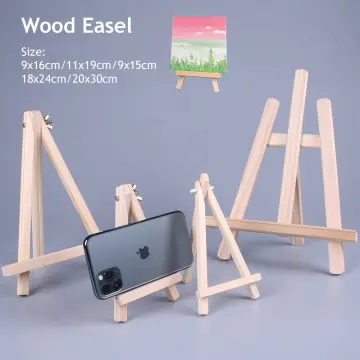 Wood Mini Easel Tripod Easel Stand Decorative Kids Painting Craft Display