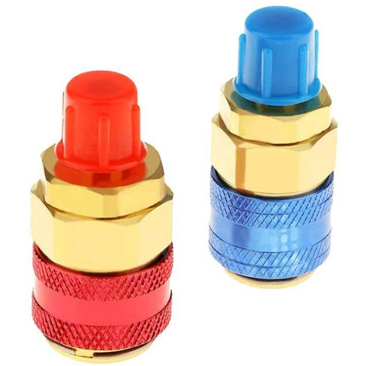 r134a-low-high-side-auto-car-quick-coupler-connector-brass-adapters-air-conditioning-refrigerant-adjustable-ac-manifold-gauge