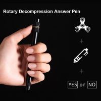ปากกาเครื่องเขียนเป็นกลางสร้างสรรค์สำหรับโรงเรียน STR6177ใช่หรือไม่มีการบีบอัดปากกาหมึกดำตอบคำถามปากกาหมุนได้เป็นกลางปากกาลูกลื่นปากกา