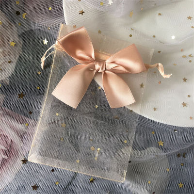 100pcs/pack Organza Bag Butterfly Bag Bowknot Yarn Bags Pouch Jewelry Packaging Bags Wedding 100pcs/pack Exquisite