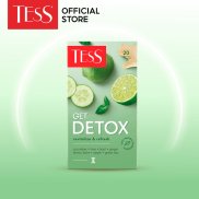 Trà xanh Tess Get Detox giảm cân, giúp thải độc và thanh lọc cơ thể 20 túi