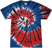 Colortone Patriotic Tie Dye T-Shirts Youth &amp; Adult