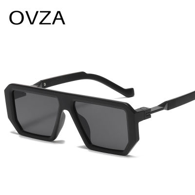 OVZA 2023แว่นตากันแดดผู้ชายแฟชั่นใหม่แว่นตาสไตล์โกธิคพังก์ผู้หญิง UV400คลาสสิกกรอบสี่เหลี่ยม S1181