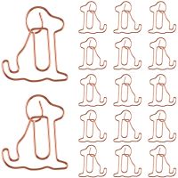 Clips Paper Dog Clip Bookmark Supplies Animal Fun Office Cute Decorative Gold Binder Note Document Bookmarks Paperclips School