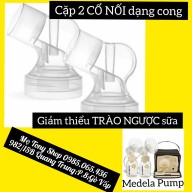 [Phụ Kiện Medela] Cặp 2 Cổ Nối Máy Hút Sữa Medela Pump (Dạng Cong-Hiệu Nenesupply) thumbnail