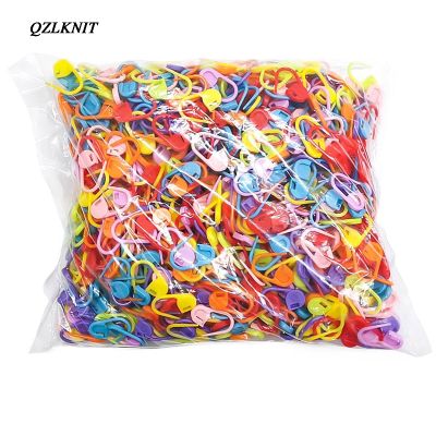 【JH】 QZLKNIT Color Plastic Resin Small Clip Locking Markers Crochet Latch Knitting Tools Needle Sewing