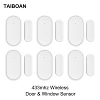 【hot】☌❈ↂ  TAIBOAN 433mhz Door Window Sensor Alarm Armed Disarmed for Security System