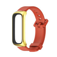 Tanjiaxun สายนาฬิกาข้อมือซิลิโคนนิ่ม16มม. สายรัดข้อมือกีฬาสำหรับ Samsung Galaxy Fit 2