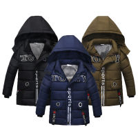 Long Style Winter Keep Warm Boys Jacket Thick Outdoor Sports Fashion Hooded Outerwear Coat For Kids Children Birthday Present