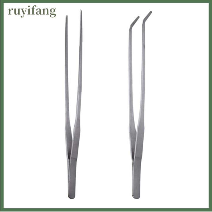 ruyifang-สแตนเลสตู้ปลาแหนบคีมปลาถังโรงงาน-aquascape-tools-คลิป