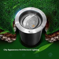 Low Voltage Landscape Lighting Adjustable Angle Underground Light Sculpture Spotlight IP67 Waterproof Embedded Floor Light Ip67