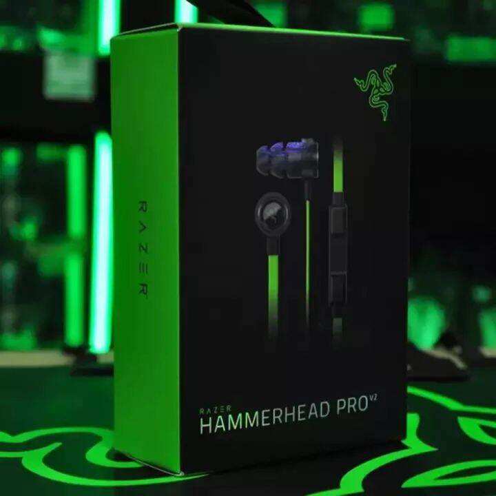 razer-hammerhead-pro-v2-earphone-3-5mm-wired-in-ear-gaming-headset-for-pc-ps4-switch-ios-andriod-หูฟังเกมมิ่ง