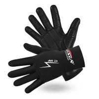 HISEA 5MM neoprene diving gloves swimming non-slip fishing diving diving stab-resistant gloves warm and cold wetsuit gloves