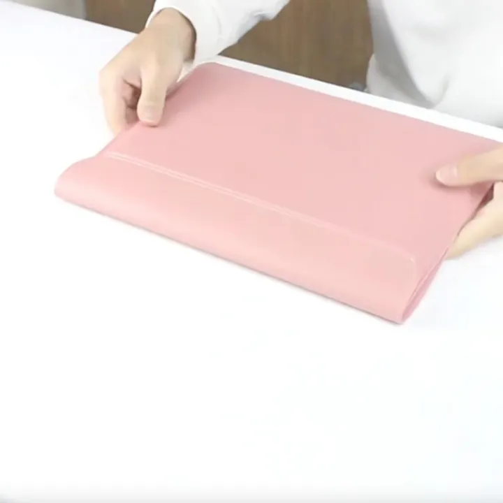 Nbear Fashion Slim PU Laptop Sleeve Velcro Closure Handle Laptop Bag