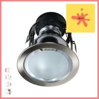 ดาวน์ไลท์ BEC 2427/SATIN โลหะ/แก้ว MODERN 6"กลม สีเงินDOWNLIGHT BEC 2427/SATIN METAL/GLASS 6" ROUND SILVER **บริการเก็บเงินปลายทาง**