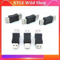 KYLE Wild Shop Usb 2.0 Type A Male Female Coupler Adapter Plug Socket Connector For Pc Laptop Diy Extender Cable Converter