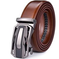 ↂ  Mens Leather Ratchet with Buckle Size Luxury Ceinture