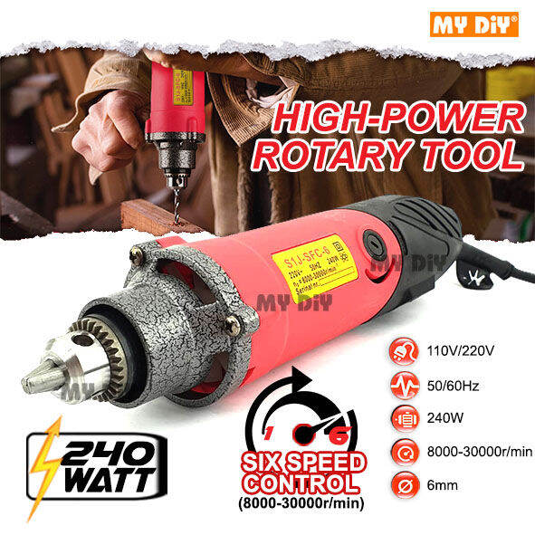 DIYHARDWARESTATION Electric Mini Drill Die Grinder Power Rotary Tool