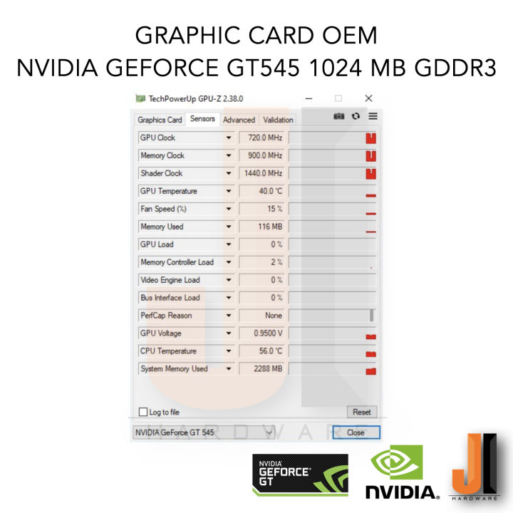 nvidia-geforce-gt545-1024mb-128-bit-gddr3-oem-สินค้ามือสองสภาพดีมีการรับประกัน