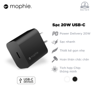 Sạc nhanh Mophie Power Delivery 20W 1 USB-C thumbnail