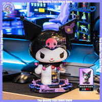 Sanrio Kukuluomi Semi-Mechanical Assembling ของเล่นเพื่อการศึกษา Anime Sanrio Kawayi Kuromi คอลเลกชันรูปน่ารักตกแต่งของขวัญ