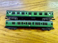 Preowned N Scale LIMA (Italy) Passenger Coaches 2pcs, as new. รถโค้ช N Scale LIMA (อิตาลี) มือสอง 2 ชิ้น ของใหม่