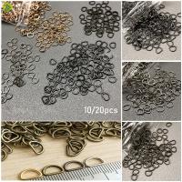 DEMI 10/20pcs ใหม่ล่าสุด Mini Ultra-small 4 สี D-หัวเข็มขัด หัวเข็มขัดตุ๊กตา DIY ปุ่มเข็มขัด อุปกรณ์เสริมกระเป๋าตุ๊กตา